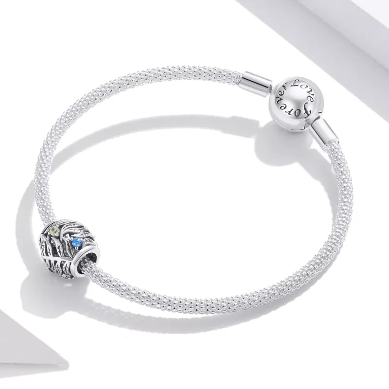 (immagine per) Charm tipo Pandora Foglie tropicali - BSC450 - Visualizza 3