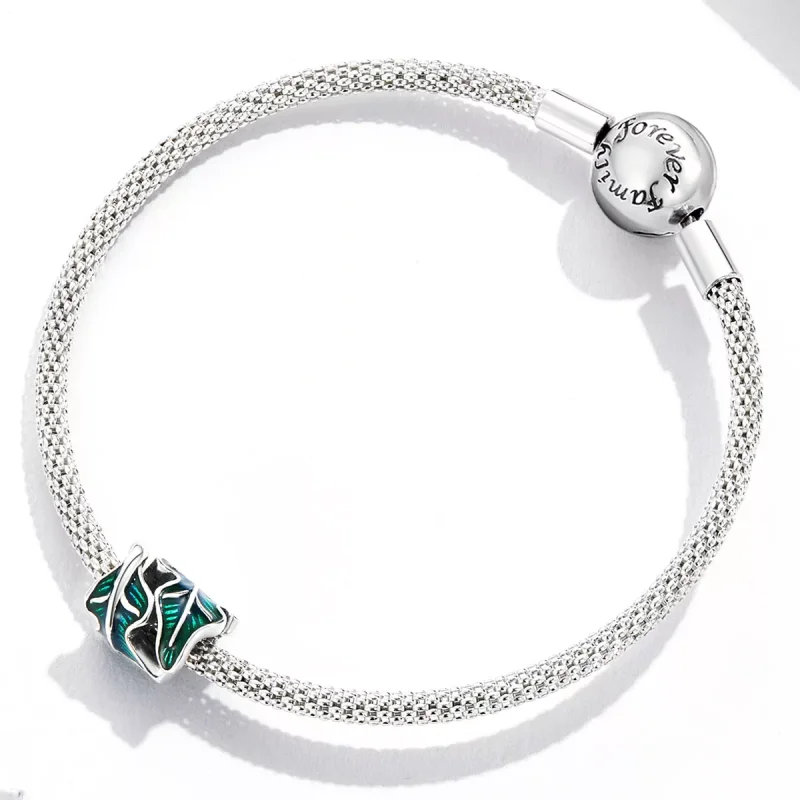 (immagine per) Charm tipo Pandora Foglie verdi - SCC2175 - Visualizza 3