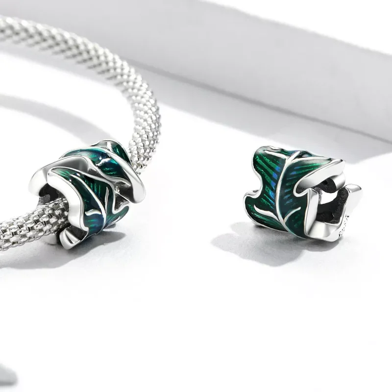(immagine per) Charm tipo Pandora Foglie verdi - SCC2175 - Visualizza 4