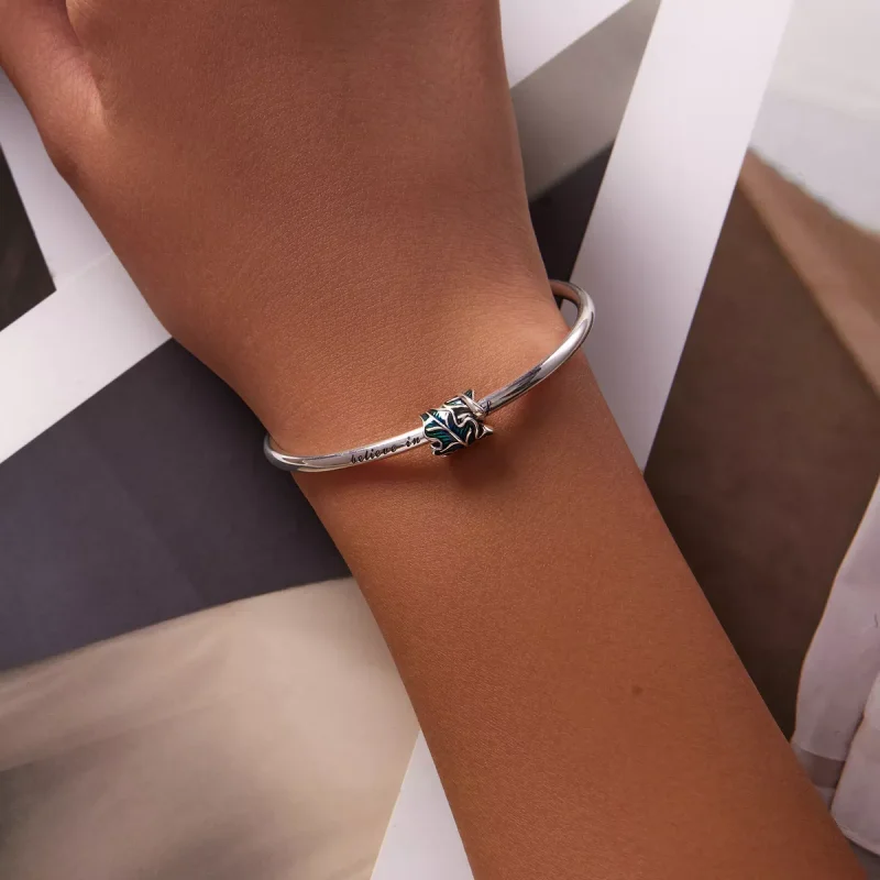 (immagine per) Charm tipo Pandora Foglie verdi - SCC2175 - Visualizza 5