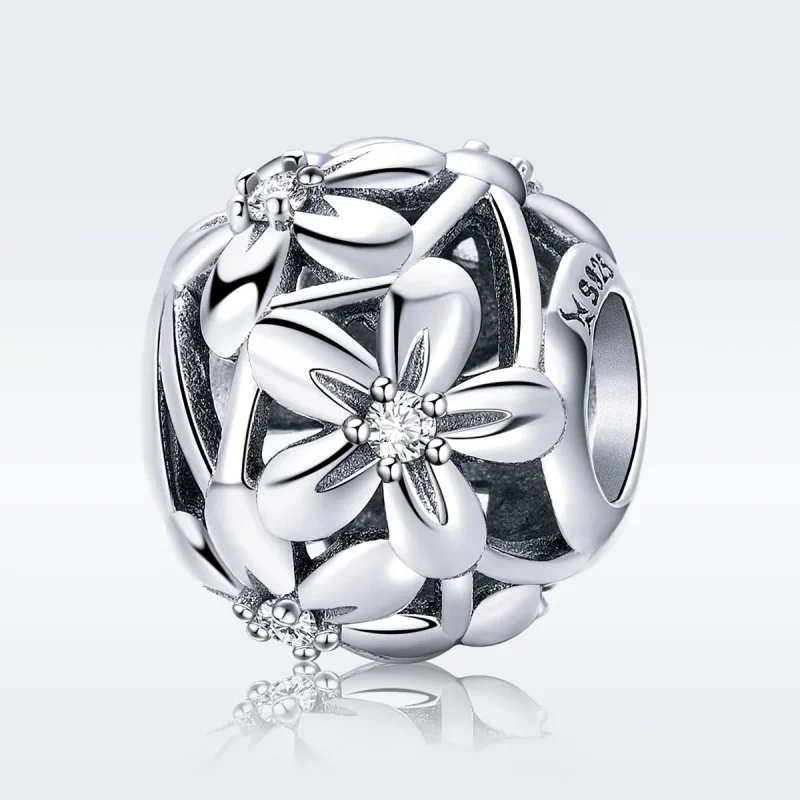 (immagine per) Charm tipo Pandora Forma di fiore - SCC729 - Visualizza 3