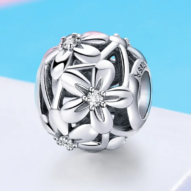 (immagine per) Charm tipo Pandora Forma di fiore - SCC729 - Visualizza 4