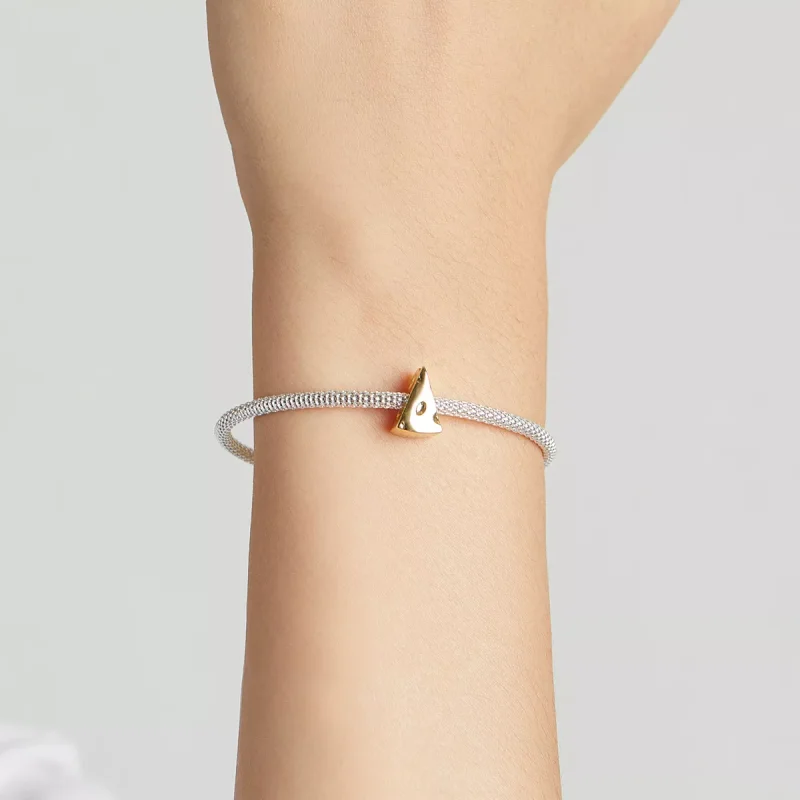 (immagine per) Charm tipo Pandora Formaggio d'oro - SCC2016 - Visualizza 5