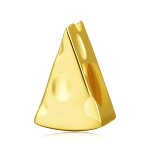 Charm tipo Pandora Formaggio d'oro - SCC2016 (immagine per) Charm tipo Pandora Formaggio d'oro - SCC2016