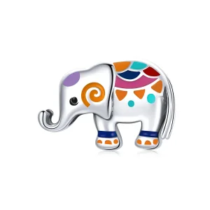 Charm tipo Pandora Fortunato elefante - SCC1790 (immagine per) Charm tipo Pandora Fortunato elefante - SCC1790