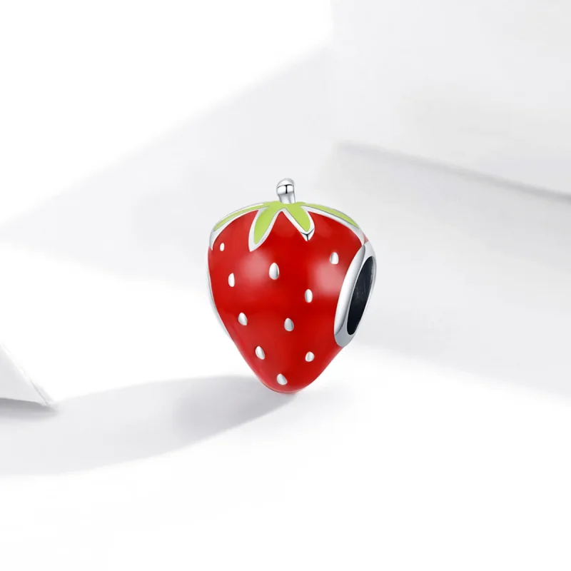 (immagine per) Charm tipo Pandora Fragola adorabile - SCC1839 - Visualizza 2