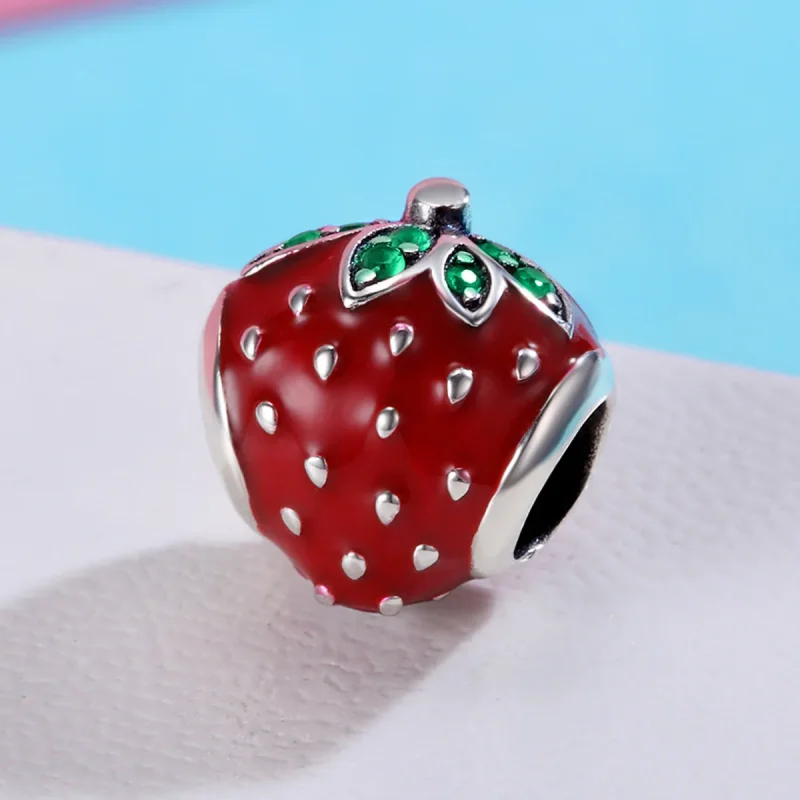(immagine per) Charm tipo Pandora Fragola - SCC369 - Visualizza 3