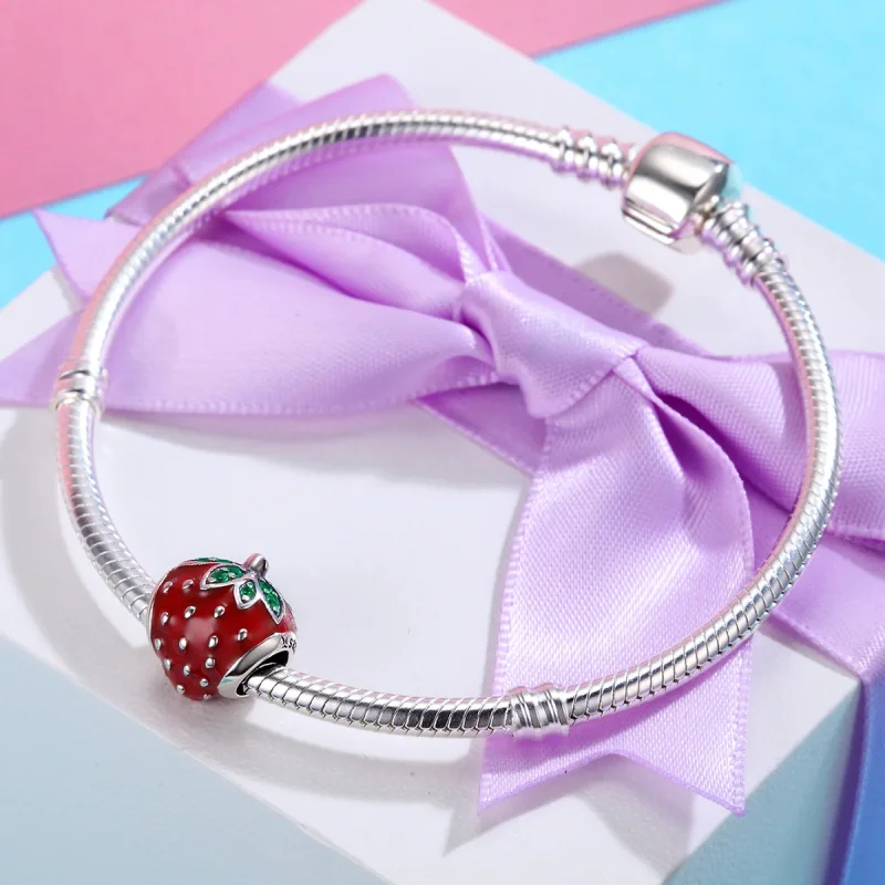(immagine per) Charm tipo Pandora Fragola - SCC369 - Visualizza 4