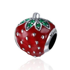 (immagine per) Charm tipo Pandora Fragola - SCC369