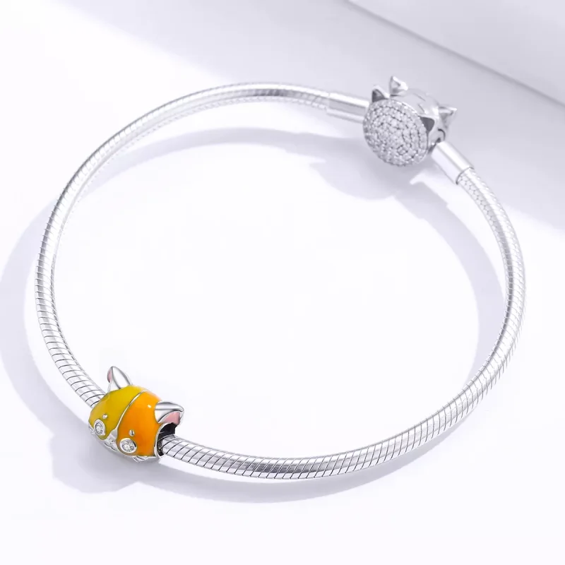 (immagine per) Charm tipo Pandora Garfield - BSC189 - Visualizza 3