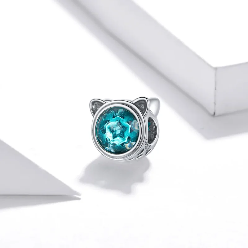 (immagine per) Charm tipo Pandora Gatto Alzavola - SCC1800 - Visualizza 2