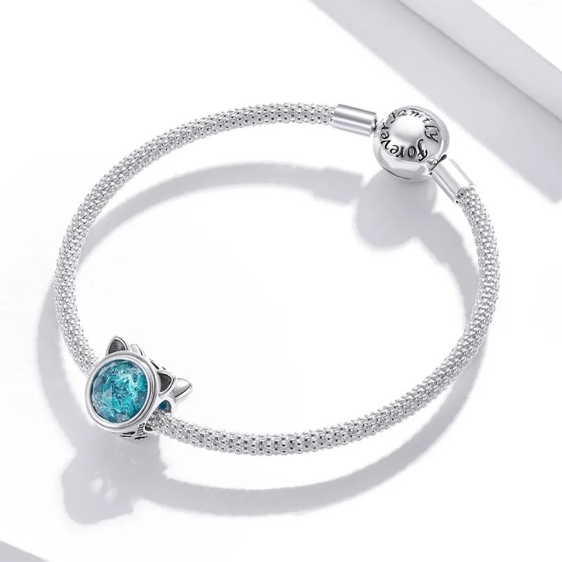 (immagine per) Charm tipo Pandora Gatto Alzavola - SCC1800 - Visualizza 3