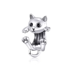 (immagine per) Charm tipo Pandora Gatto - BSC208