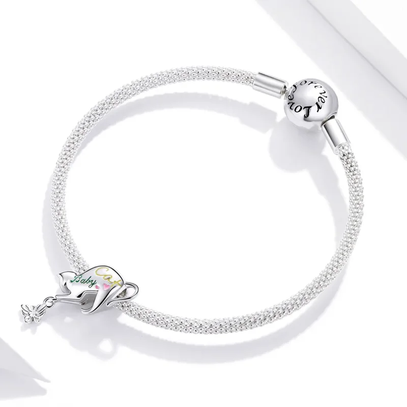 (immagine per) Charm tipo Pandora Gatto cattivo - SCC1678 - Visualizza 3