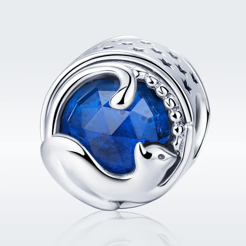 (immagine per) Charm tipo Pandora Gatto giocoso - SCC708 - Visualizza 2