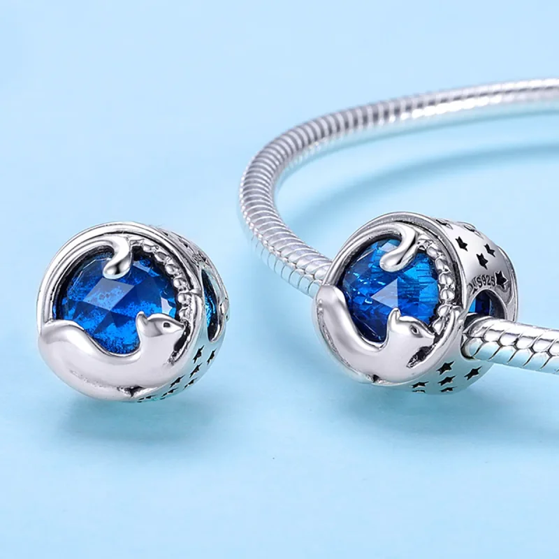(immagine per) Charm tipo Pandora Gatto giocoso - SCC708 - Visualizza 3