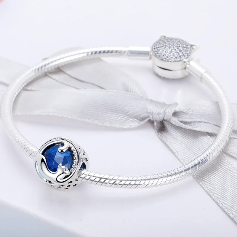 (immagine per) Charm tipo Pandora Gatto giocoso - SCC708 - Visualizza 4