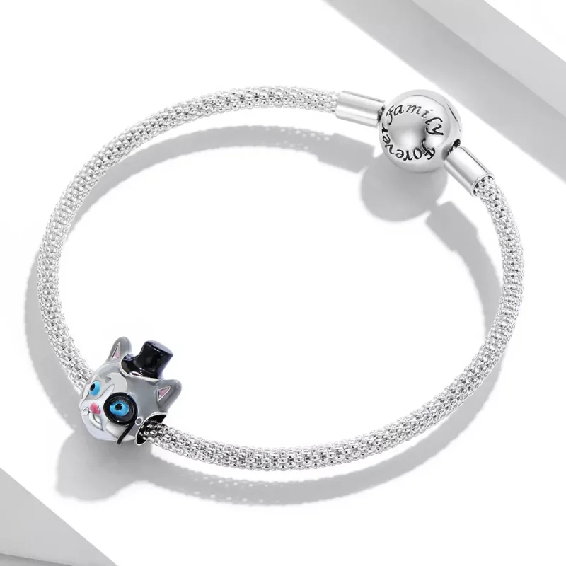 (immagine per) Charm tipo Pandora Gatto mago a pelo corto - SCC2091 - Visualizza 3