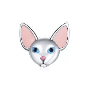 (immagine per) Charm tipo Pandora Gatto siamese - BSC426