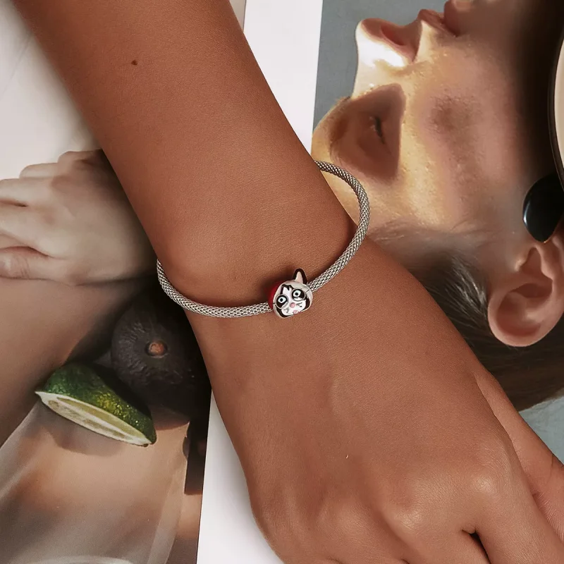 (immagine per) Charm tipo Pandora Gatto siamese - SCC2090 - Visualizza 5