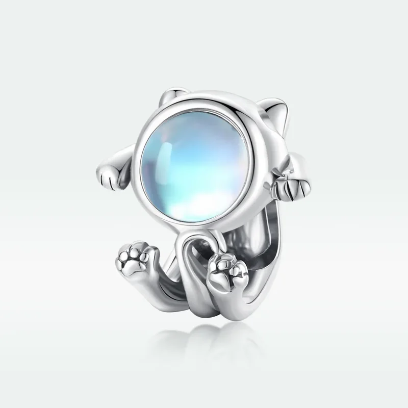 (immagine per) Charm tipo Pandora Gatto spaziale - SCC1697 - Visualizza 5