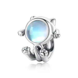 (immagine per) Charm tipo Pandora Gatto spaziale - SCC1697