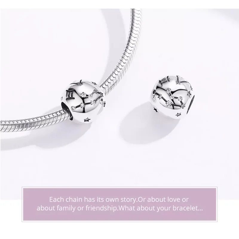 (immagine per) Charm tipo Pandora Gemelli - SCC1218-3 - Visualizza 5
