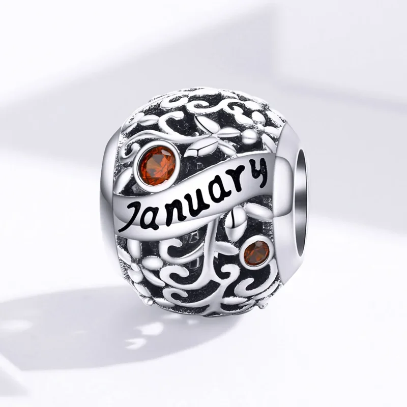 (immagine per) Charm tipo Pandora Gennaio Birthstone - SCC1385-1 - Visualizza 4