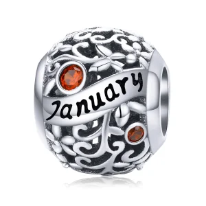 (immagine per) Charm tipo Pandora Gennaio Birthstone - SCC1385-1
