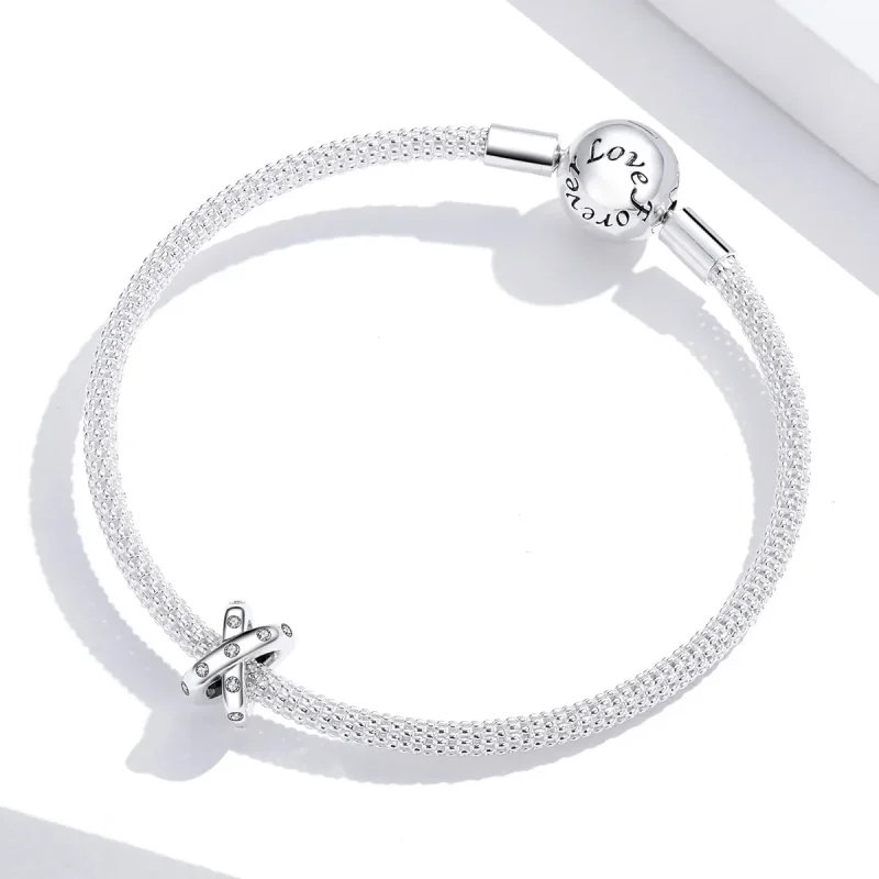 (immagine per) Charm tipo Pandora Geometria semplice - SCC1515 - Visualizza 4