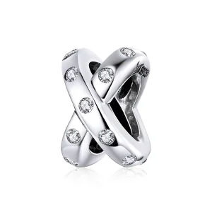 (immagine per) Charm tipo Pandora Geometria semplice - SCC1515