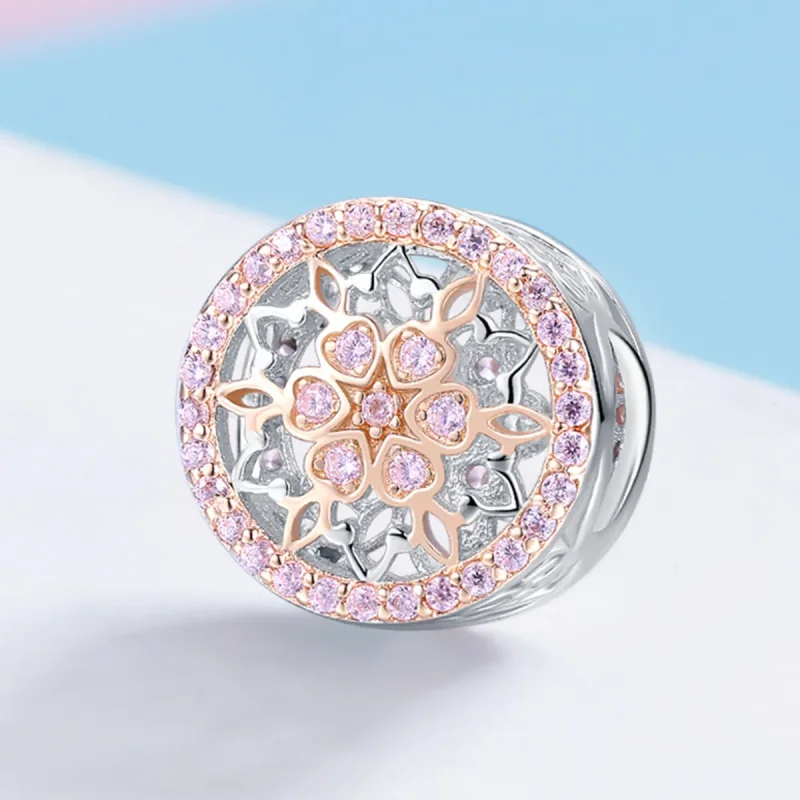 (immagine per) Charm tipo Pandora Germoglio in fiore - SCC923 - Visualizza 2