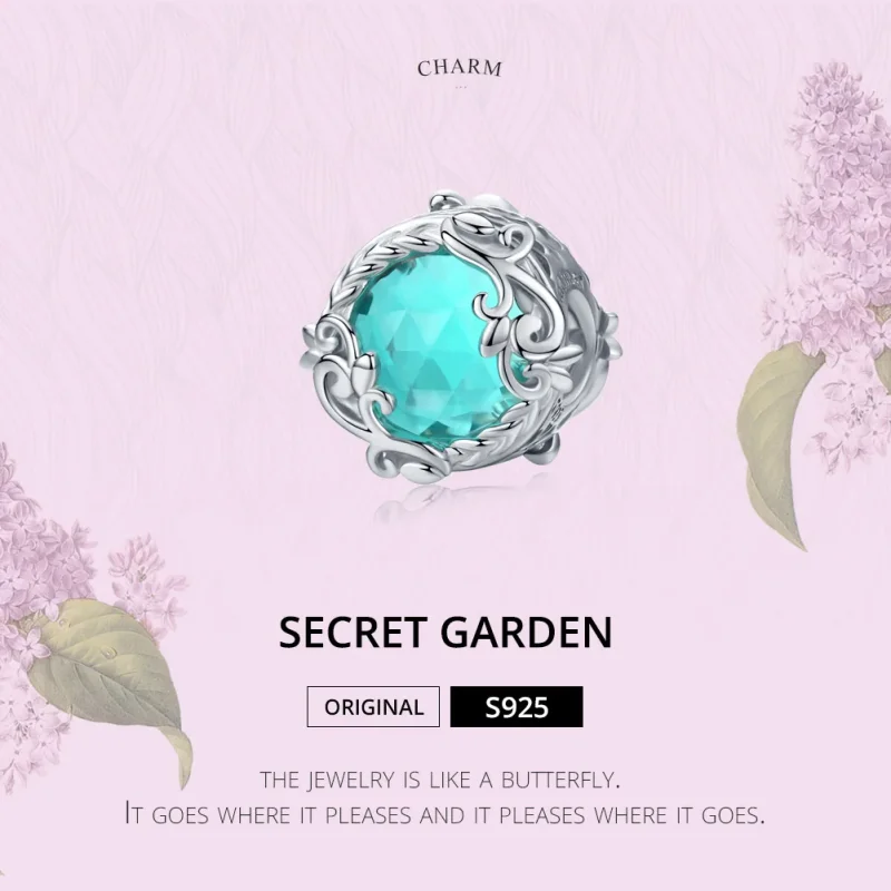 (immagine per) Charm tipo Pandora Giardino segreto - BSC105 - Visualizza 6