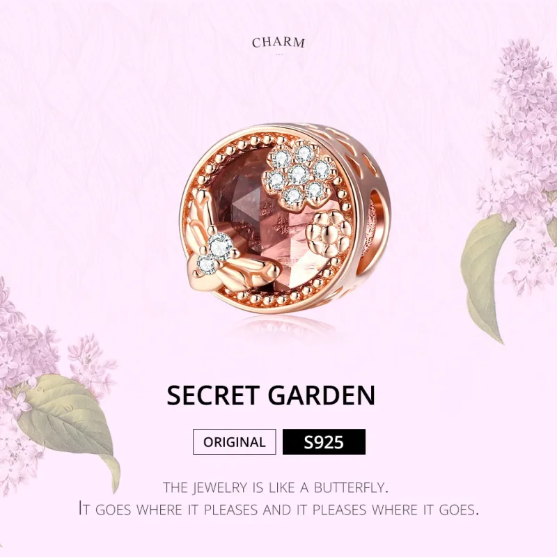 (immagine per) Charm tipo Pandora Giardino segreto - BSC389 - Visualizza 6