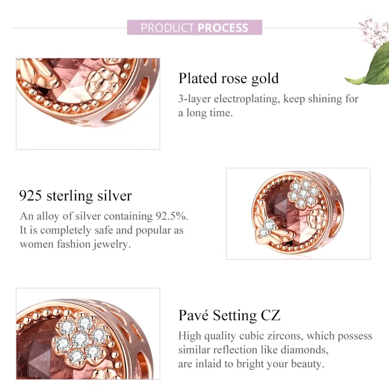 (immagine per) Charm tipo Pandora Giardino segreto - BSC389 - Visualizza 8