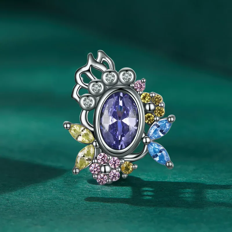 (immagine per) Charm tipo Pandora Giardino segreto - BSC635 - Visualizza 2
