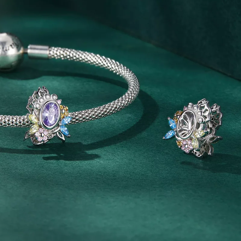 (immagine per) Charm tipo Pandora Giardino segreto - BSC635 - Visualizza 5