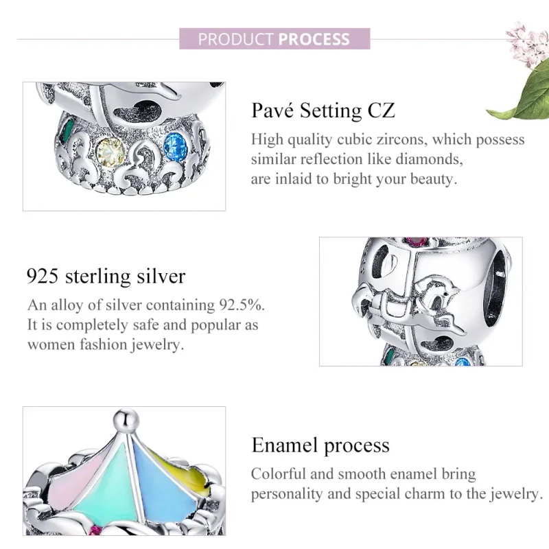 (immagine per) Charm tipo Pandora Giostra - SCC1499 - Visualizza 8