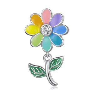 (immagine per) Charm tipo Pandora Girasole colorato - SCC2088
