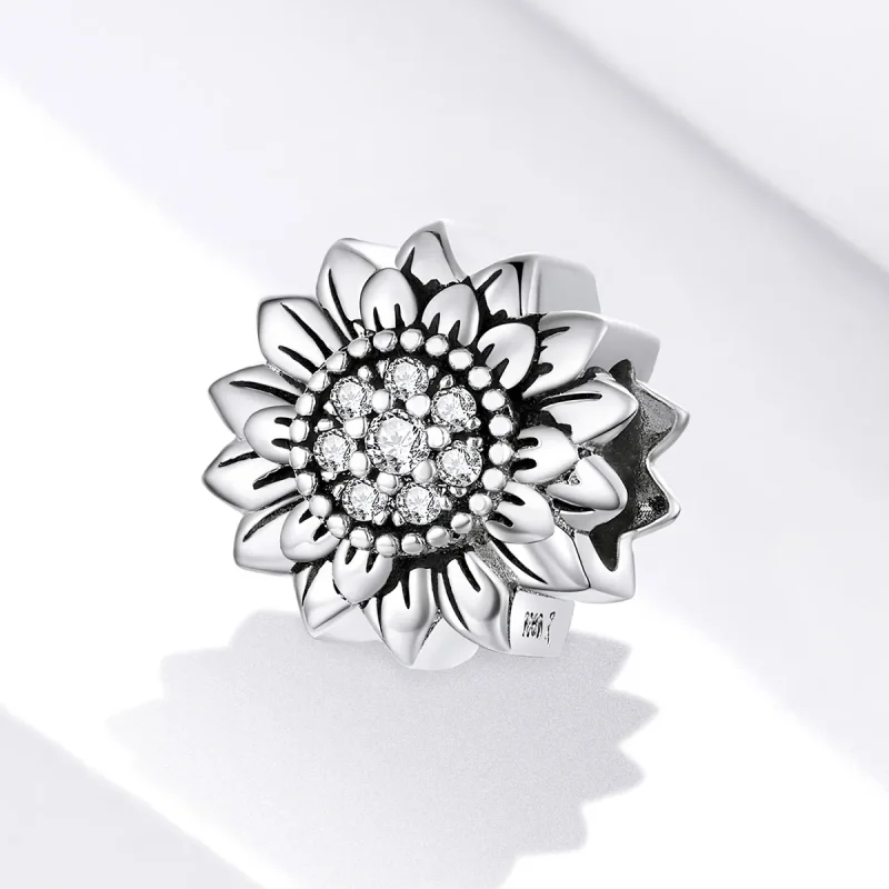 (immagine per) Charm tipo Pandora Girasole - SCC1507 - Visualizza 2