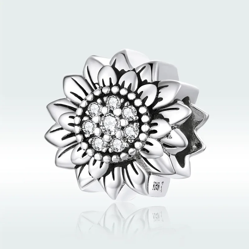 (immagine per) Charm tipo Pandora Girasole - SCC1507 - Visualizza 5