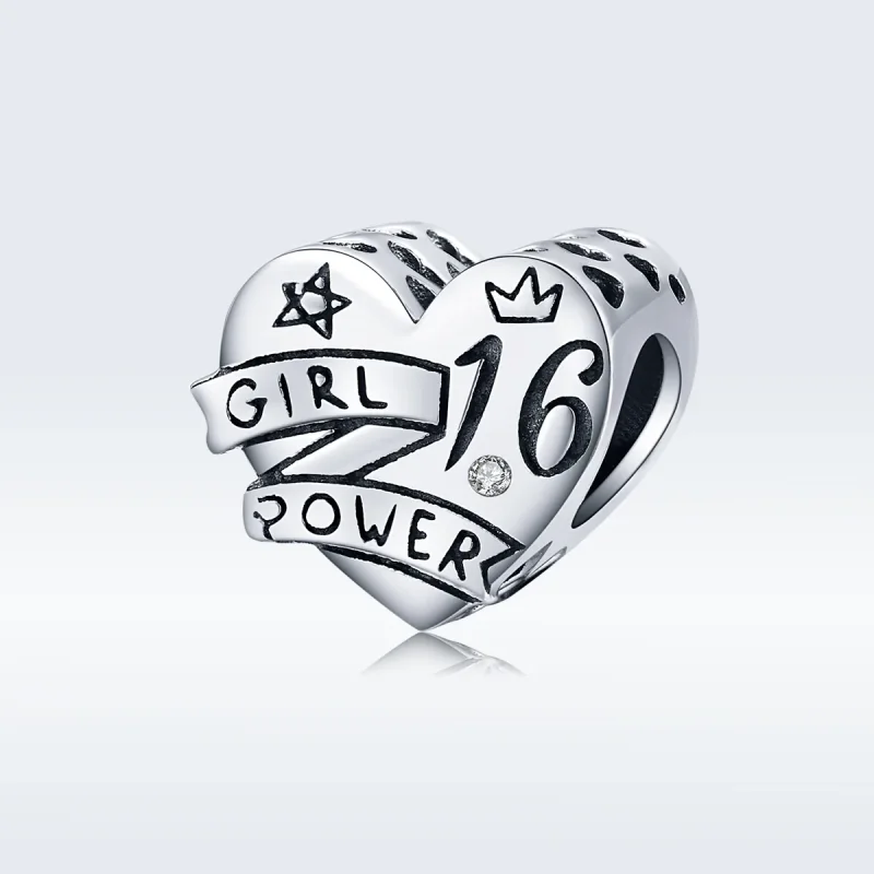 (immagine per) Charm tipo Pandora Girl Power dolce 16 - SCC1437 - Visualizza 5