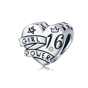 (immagine per) Charm tipo Pandora Girl Power dolce 16 - SCC1437