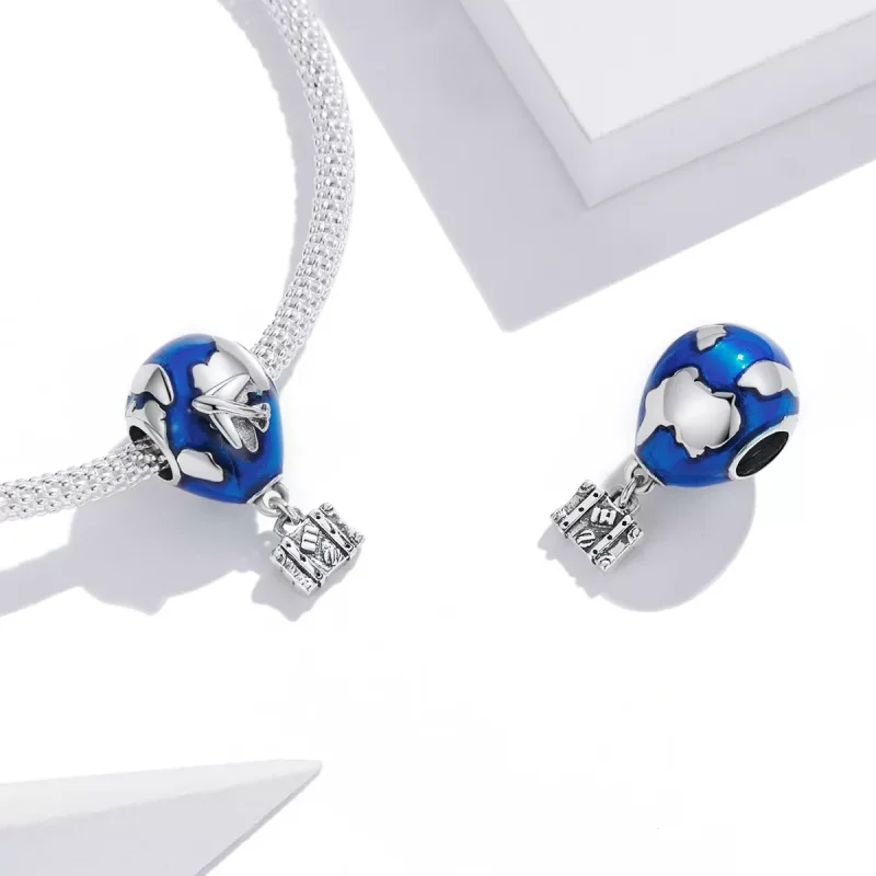 (immagine per) Charm tipo Pandora Globetrotter - Mongolfiera - SCC2028 - Visualizza 4