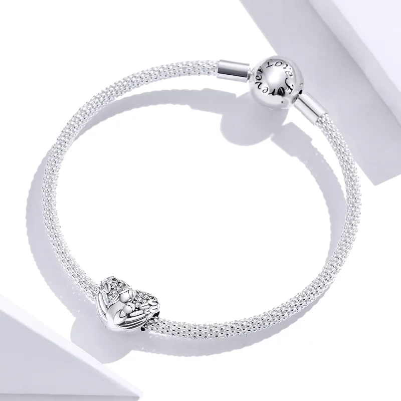 (immagine per) Charm tipo Pandora Grazie Ti amo - SCC1462 - Visualizza 2