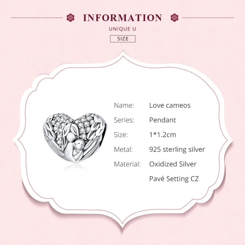 (immagine per) Charm tipo Pandora Grazie Ti amo - SCC1462 - Visualizza 6