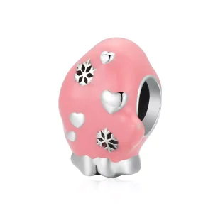 (immagine per) Charm tipo Pandora Guanti rosa - SCC2001