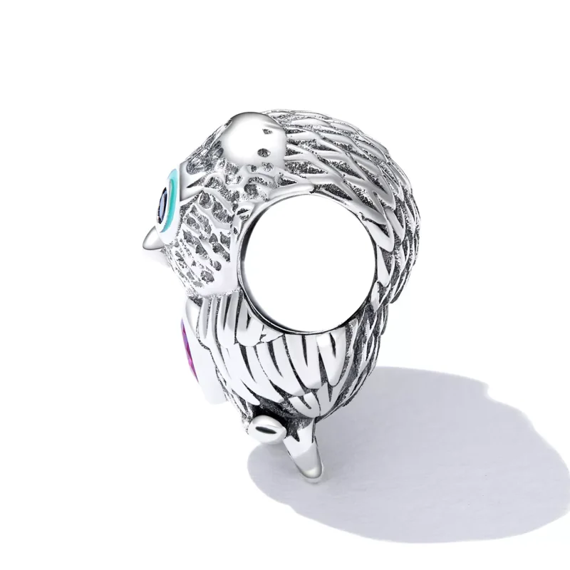 (immagine per) Charm tipo Pandora Gufo carino - SCC2253 - Visualizza 3