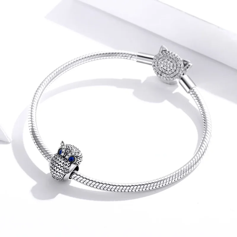 (immagine per) Charm tipo Pandora Gufo splendente - SCC1607 - Visualizza 3