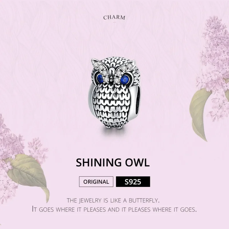 (immagine per) Charm tipo Pandora Gufo splendente - SCC1607 - Visualizza 6